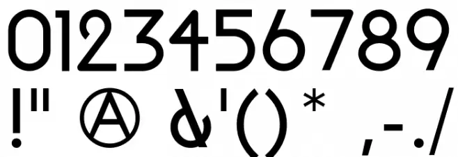 Radis Sans Font OTHER CHARS