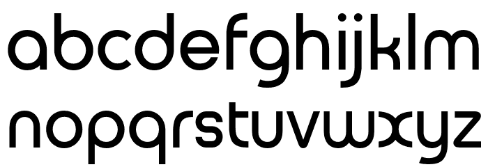Radis Sans Font LOWERCASE