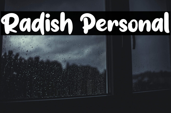 Radish Personal Example 1