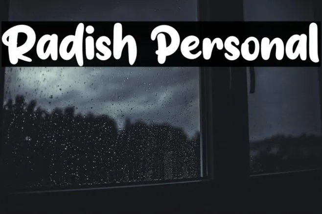 Radish Personal Example 1