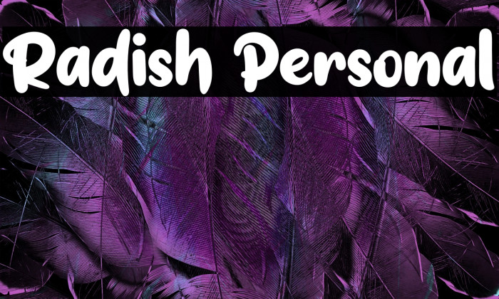 Radish Personal Example 2