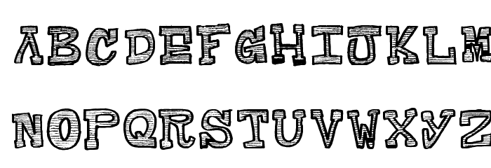 Raditad-Regular Font LOWERCASE