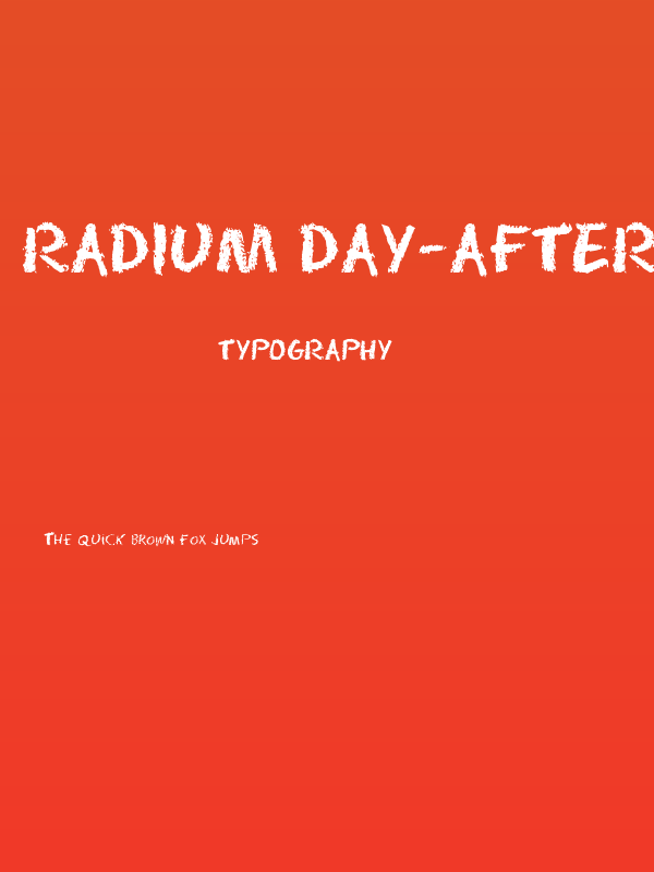Radium Day-After J Poster
