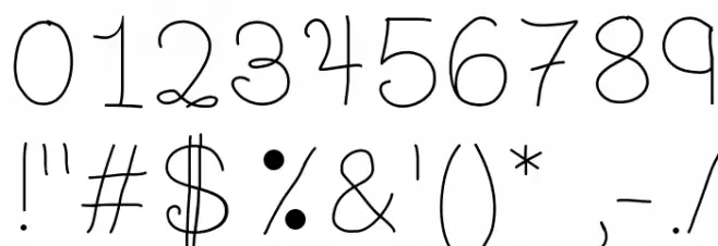 Radium Font OTHER CHARS