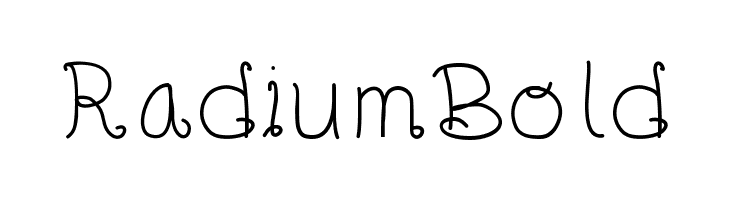RadiumBold  Fuentes Gratis Descargar