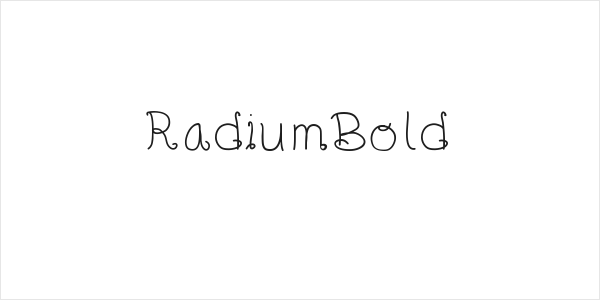 RadiumBold Logo