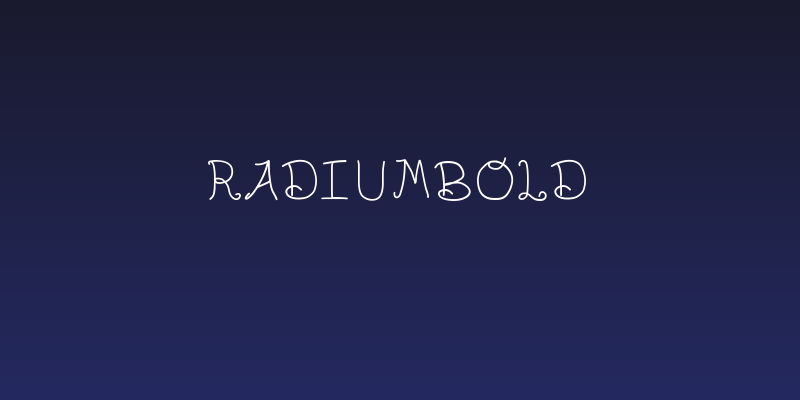 RadiumBold Social Header