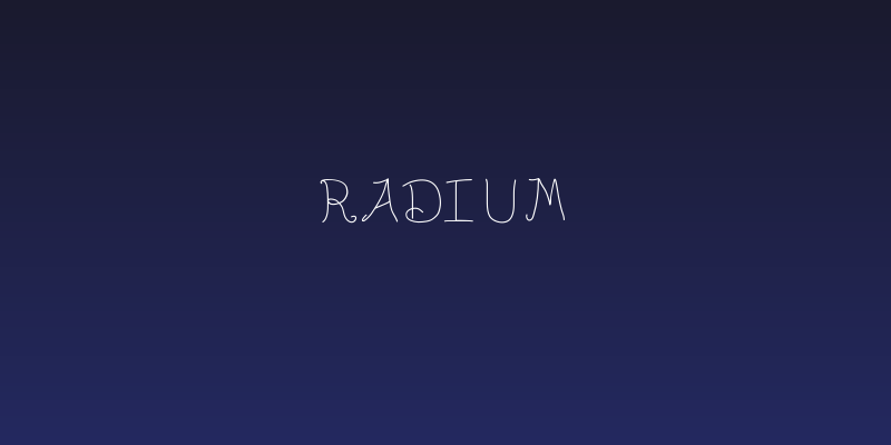Radium Social Header