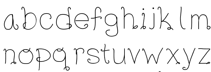 Radium Font LOWERCASE