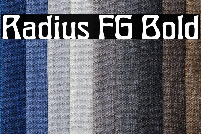Radius FG Bold Example 1