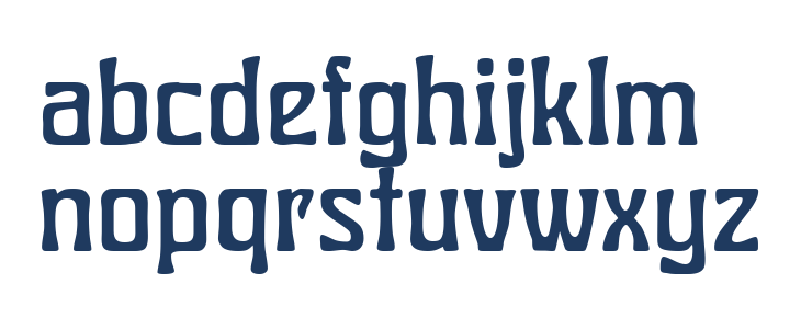 Radius FG Bold Lowercase