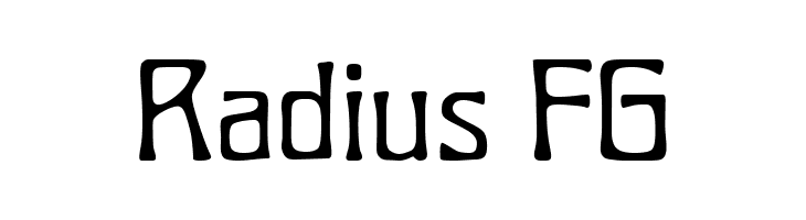 Radius FG  免费字体下载