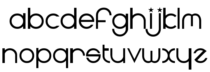 Radius フォント 小文字