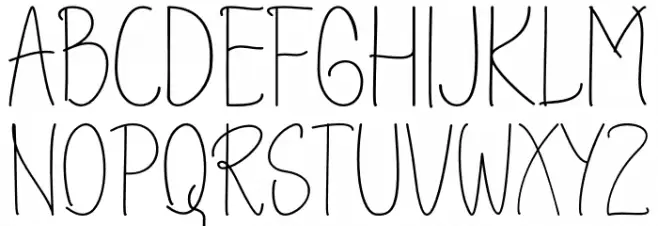 Radja Geeftsy Шрифта ВЕРХНИЙ