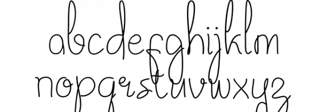 Radja Geeftsy फ़ॉन्ट लोअरकेस