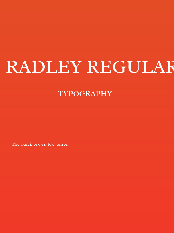 Radley Regular Poster