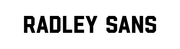 Radley Sans Font