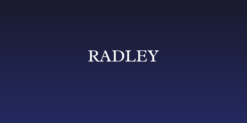 Radley Social Header