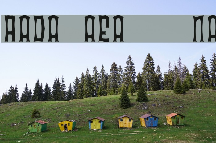 Radonator Anorexia Normal Schriftart examples