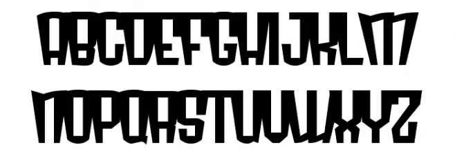 Radonator Monster Normal Schriftart Groß