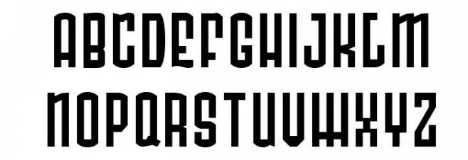 Radonator Normal Schriftart Kleinbuchstaben