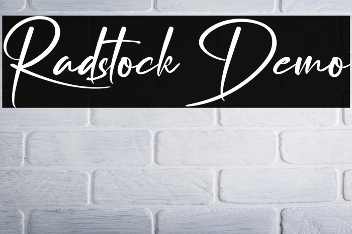 Radstock Demo Example 3