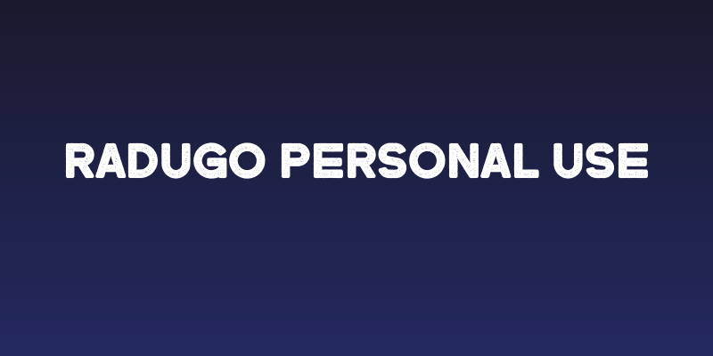 Radugo Personal Use Social Header