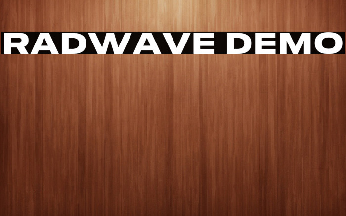 Radwave Demo Example 1