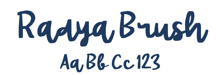 Radya Brush Font Preview