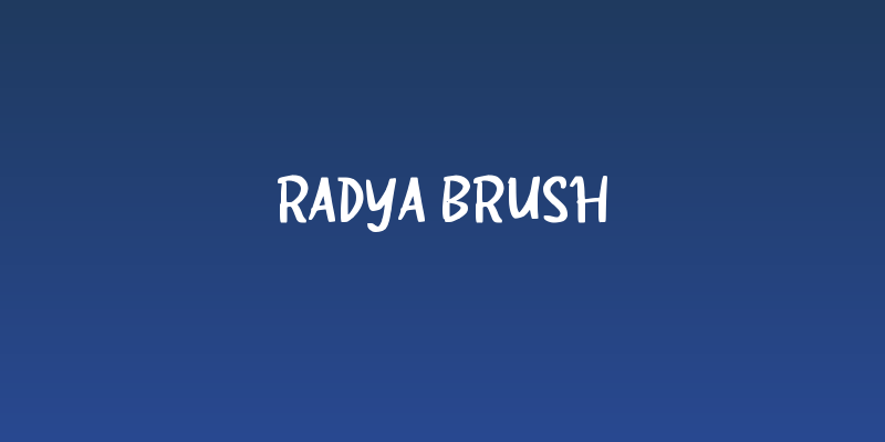Radya Brush Social Header