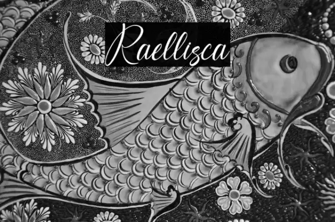 Raellisca Font examples