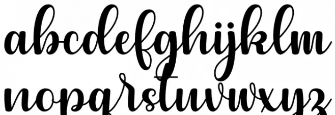 Raelyn फ़ॉन्ट लोअरकेस