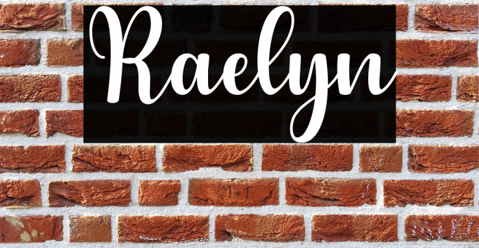 Raelyn Example 1
