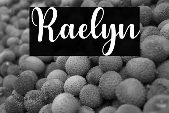 Raelyn Font examples