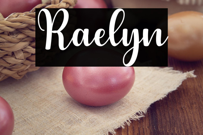 Raelyn Example 3