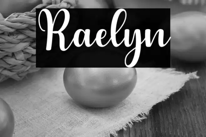 Raelyn Font examples