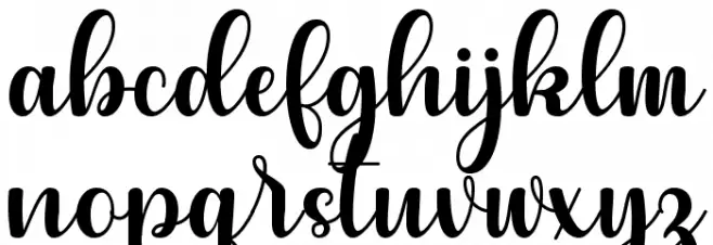 Raelyn फ़ॉन्ट लोअरकेस