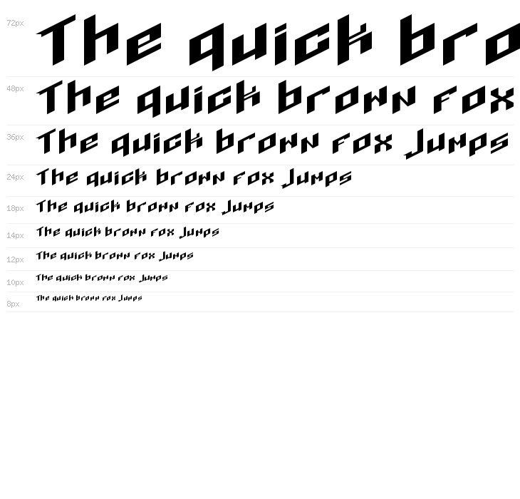 Raf Font Regular Waterfall