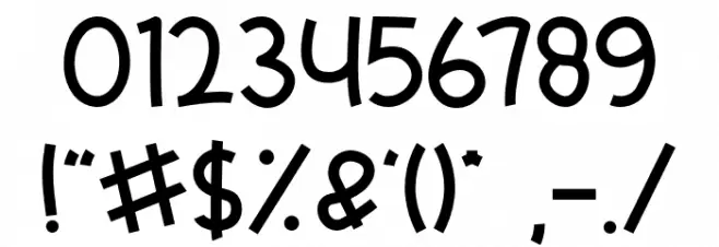 Rafa Kids Font OTHER CHARS