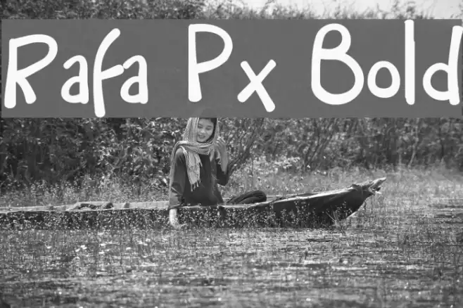 Rafa Px Bold Font examples
