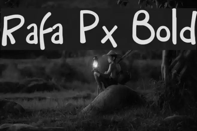 Rafa Px Bold Font examples