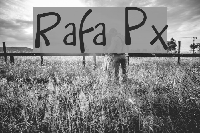 Rafa Px Font examples