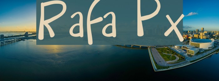 Rafa Px Font examples