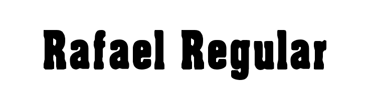 Rafael Regular  les polices de caractères gratuit tlcharger
