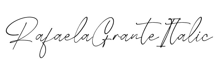 Rafaela Grante Italic  Frei Schriftart Herunterladen