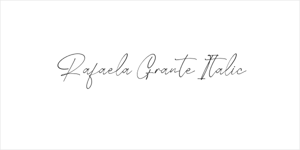 Rafaela Grante Italic Logo