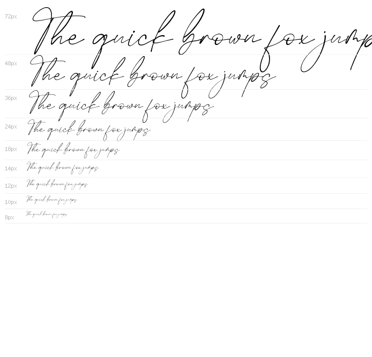 Rafaela Grante Italic Waterfall