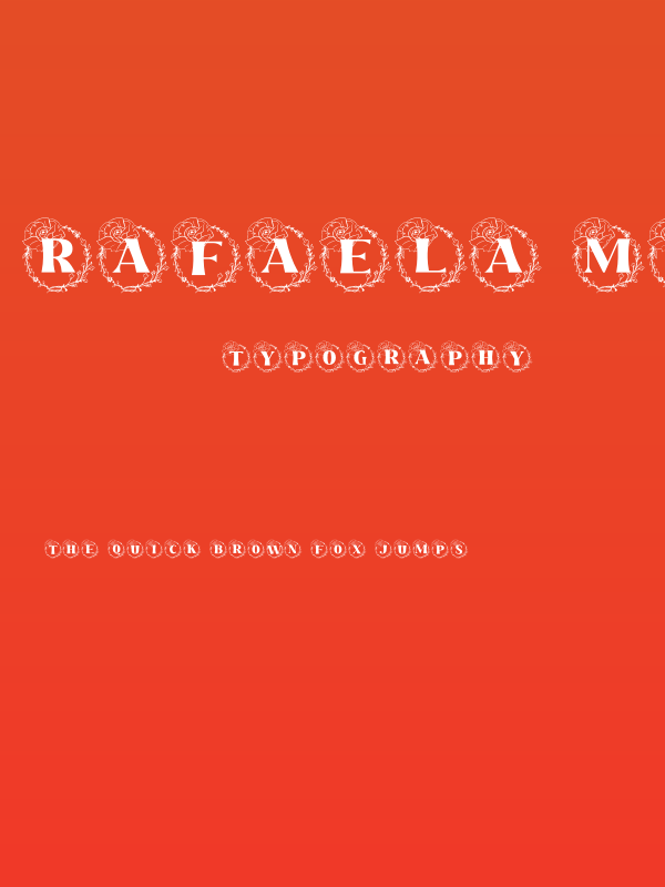 Rafaela Monogram Poster