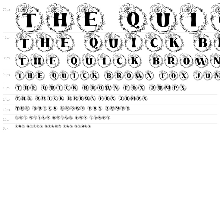 Rafaela Monogram Waterfall