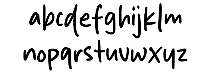 Rafaela Smith Font LOWERCASE